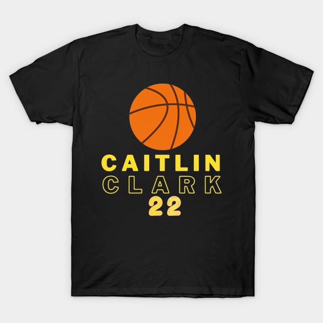 Caitlin Clark 22 T-Shirt by eldridgejacqueline